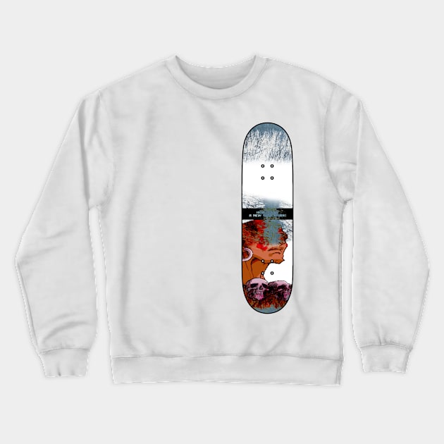 Distressed Skateboard - NC - Dhalsim Crewneck Sweatshirt by nocartinslot